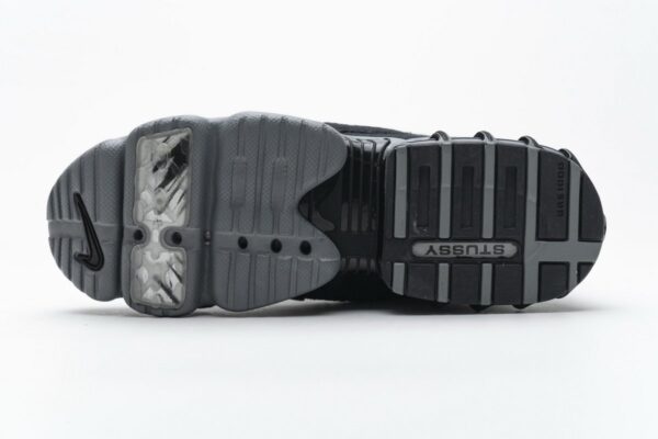 CQ5486-001 Stussy x Nike Air Zoom Spiridon Cage 2 Black Cool Grey - Image 11