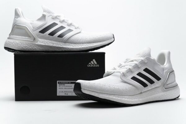 EG0783 Adidas Ultra BOOST 20 CONSORTIUM White Silver Grey - Image 2