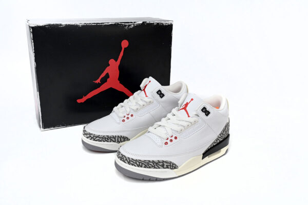 AIR JORDAN 3 RETRO 'WHITE CEMENT REIMAGINED' - Image 4